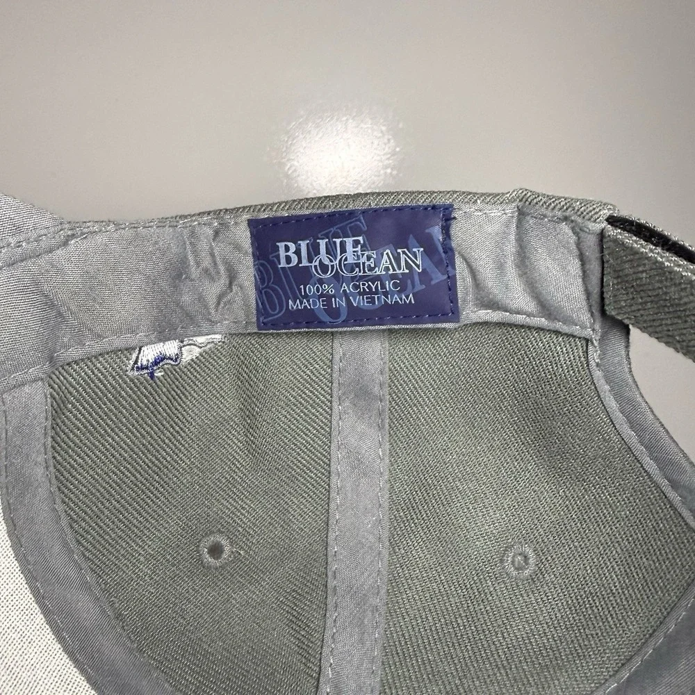 Blue Ocean Texas Longhorns Baseball Cap Gray Retro Circular Embroidery Hat Mens